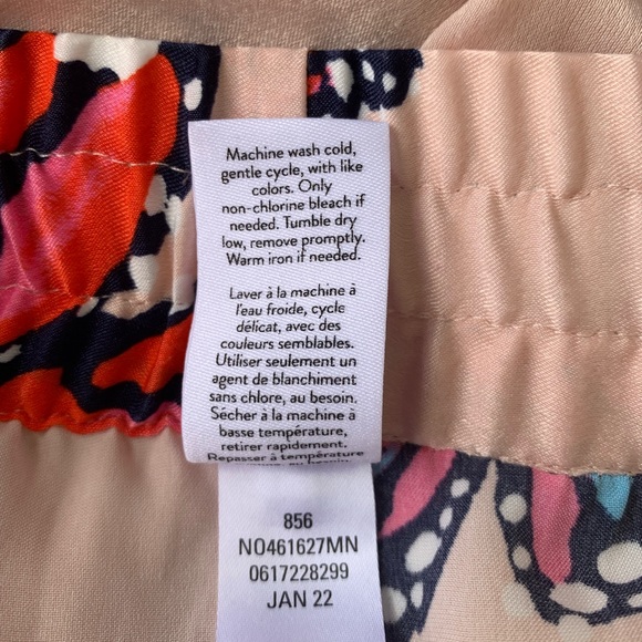 Nordstrom by Cristina Martinez Butterfly Wide Leg Pajama Pants - Picture 9 of 9